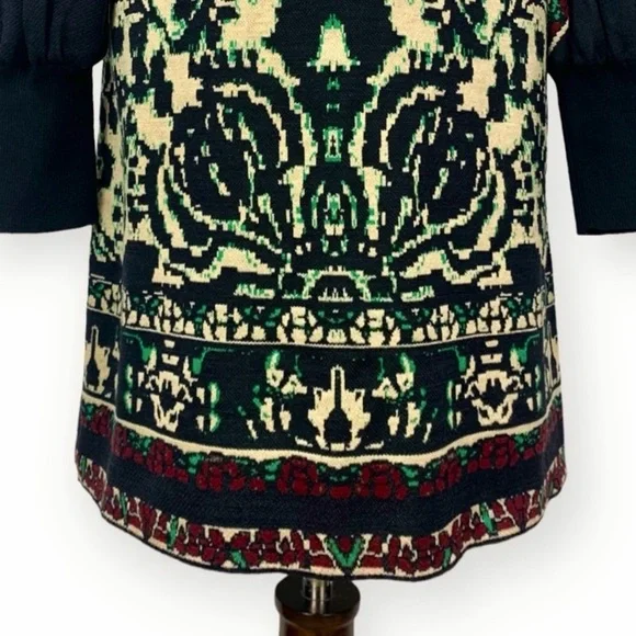 Free People Music And Lyrics Bishop Sleeve Mini Sweater Dress Size XS - Picture 7 of 11